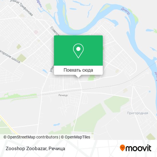 Карта Zooshop Zoobazar