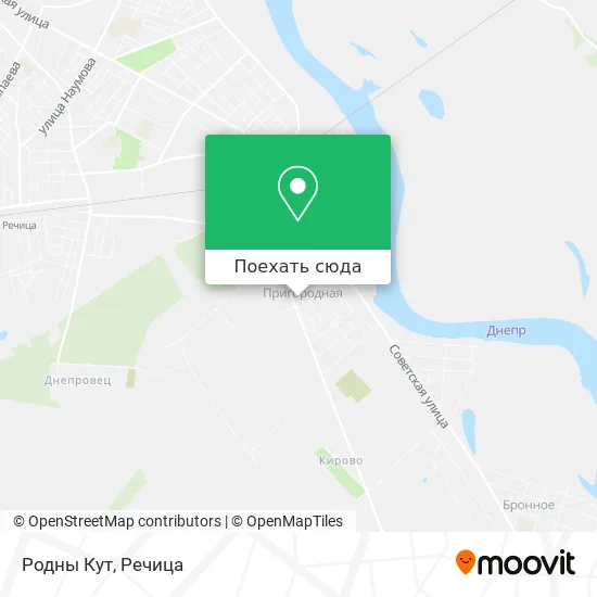 Карта Родны Кут