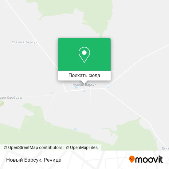 Карта Новый Барсук