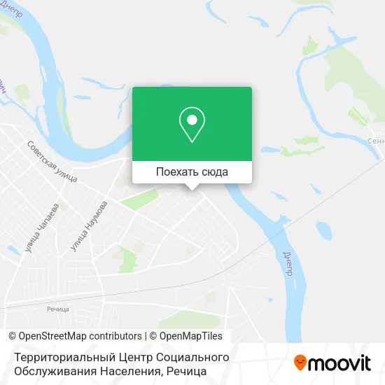 Карта Территориальный Центр Социального Обслуживания Населения