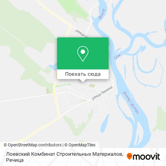 Карта Лоевский Комбинат Строительных Материалов