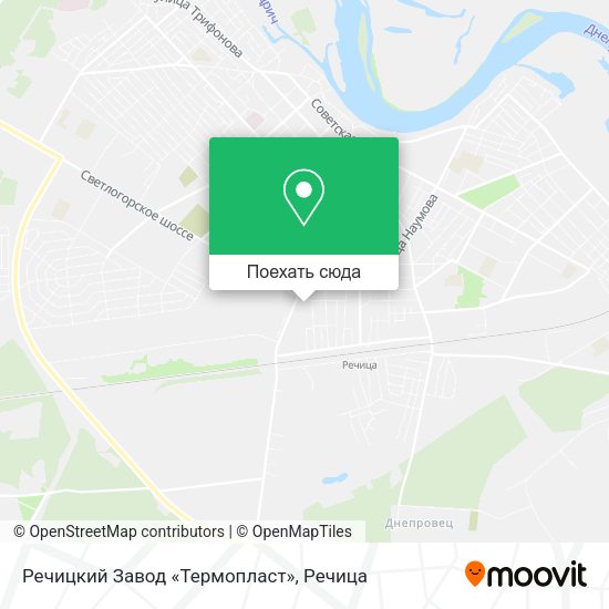 Карта Речицкий Завод «Термопласт»