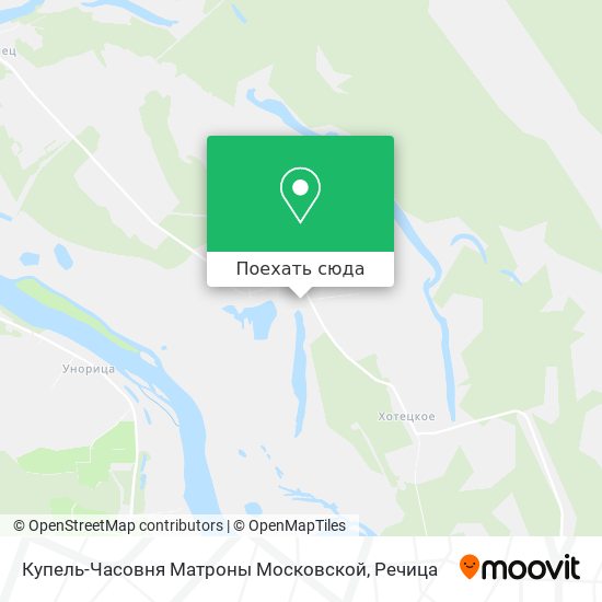 Карта Купель-Часовня Матроны Московской