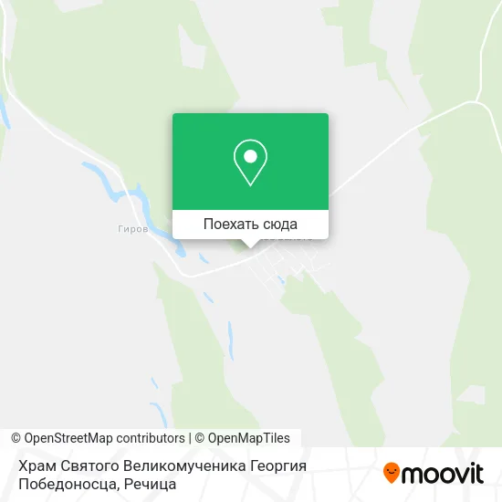 Карта Храм Святого Великомученика Георгия Победоносца