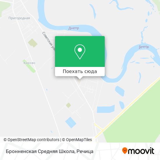 Карта Бронненская Средняя Школа