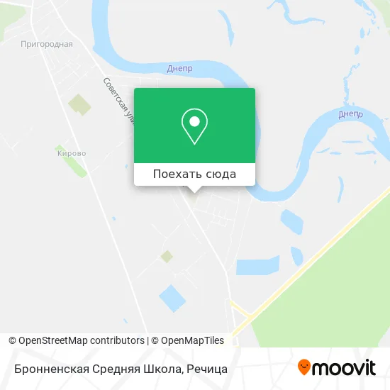 Карта Бронненская Средняя Школа