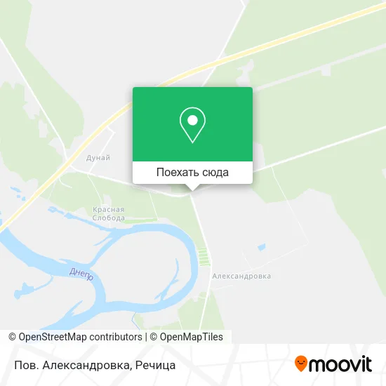 Карта Пов. Александровка