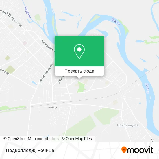 Карта Педколледж