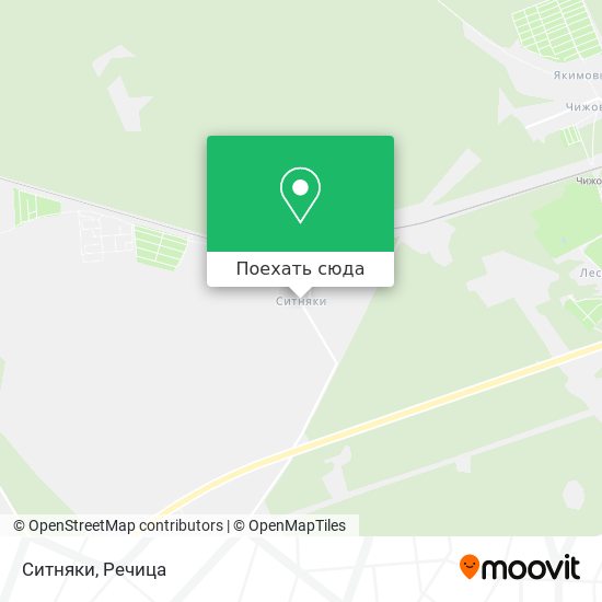 Карта Ситняки