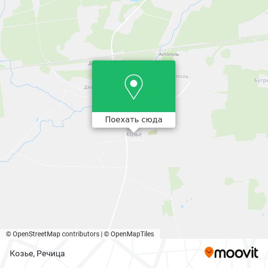 Карта Козье