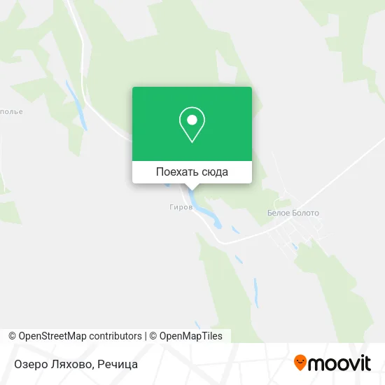 Карта Озеро Ляхово