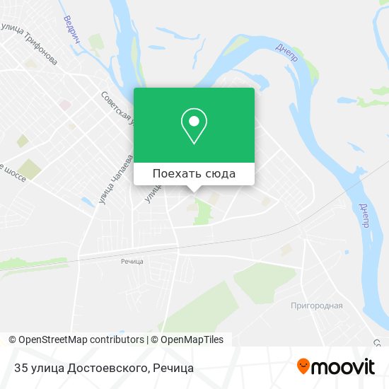 Карта 35 улица Достоевского