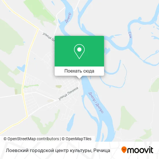 Карта Лоевский городской центр культуры