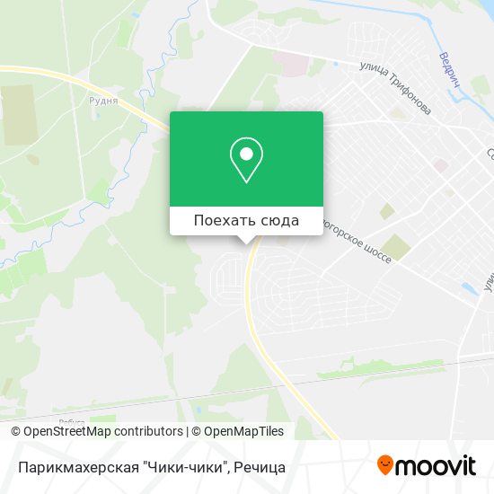 Карта Парикмахерская "Чики-чики"