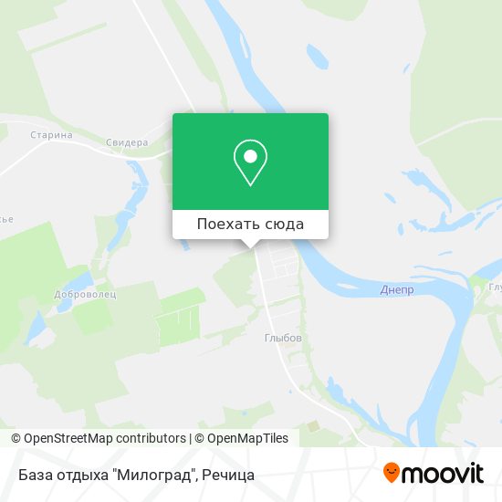 Карта База отдыха "Милоград"