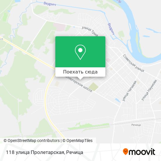 Карта 118 улица Пролетарская