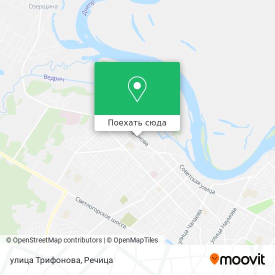 Карта улица Трифонова