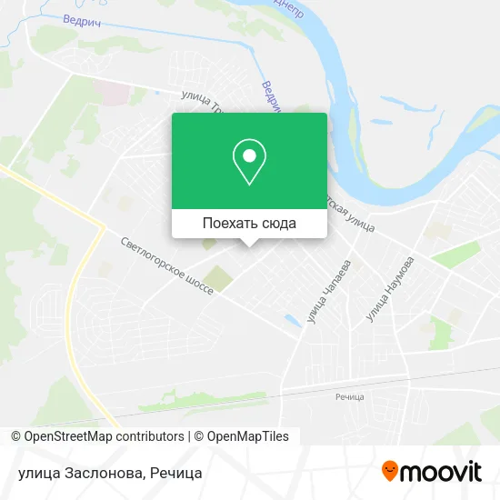 Карта улица Заслонова