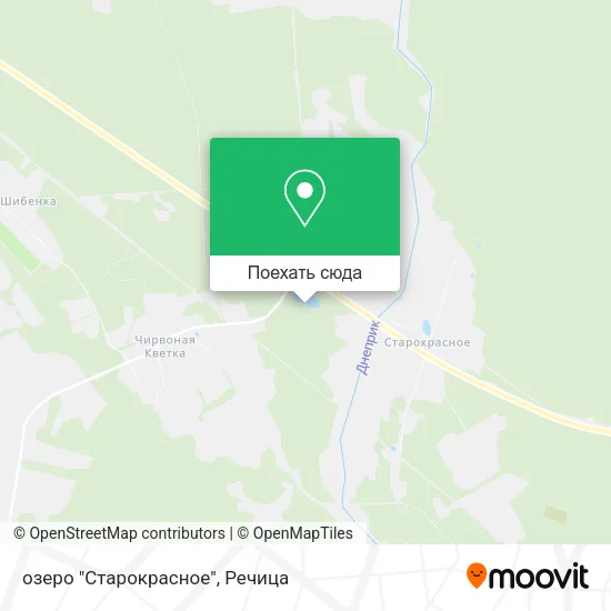 Карта озеро "Старокрасное"
