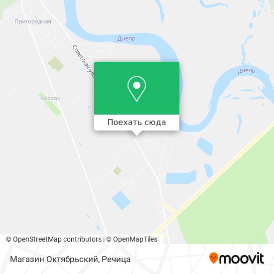Карта Магазин Октябрьский