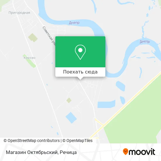 Карта Магазин Октябрьский