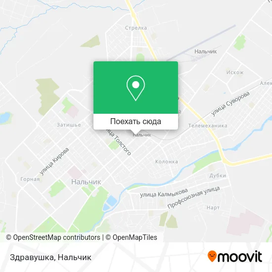 Карта Здравушка