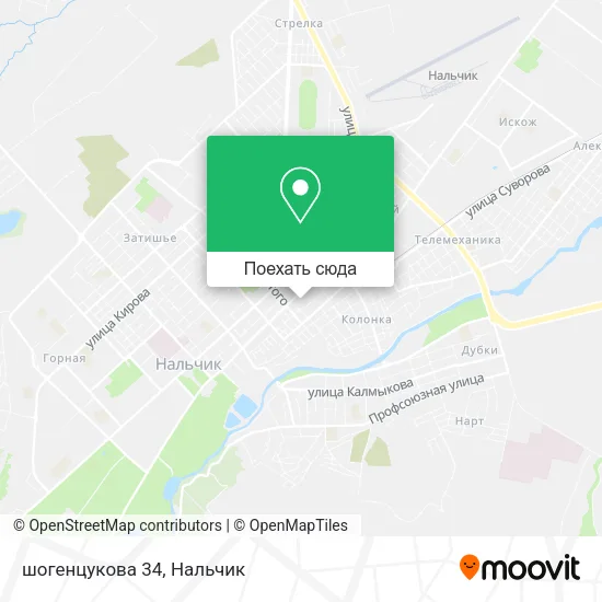 Карта шогенцукова 34