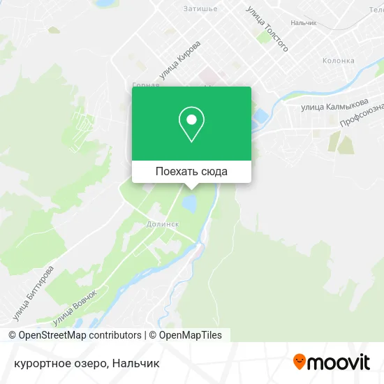 Карта курортное озеро