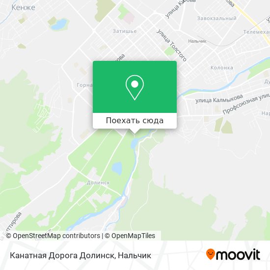 Карта Канатная Дорога Долинск
