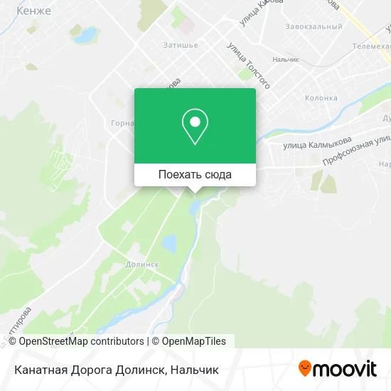Карта Канатная Дорога Долинск