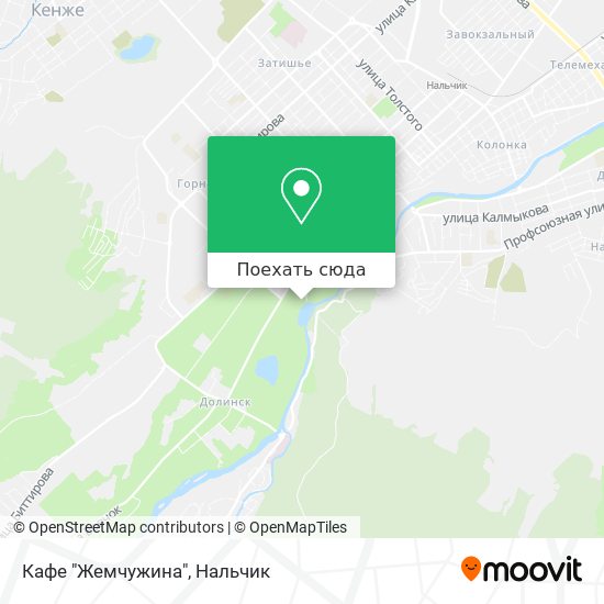 Карта Кафе "Жемчужина"