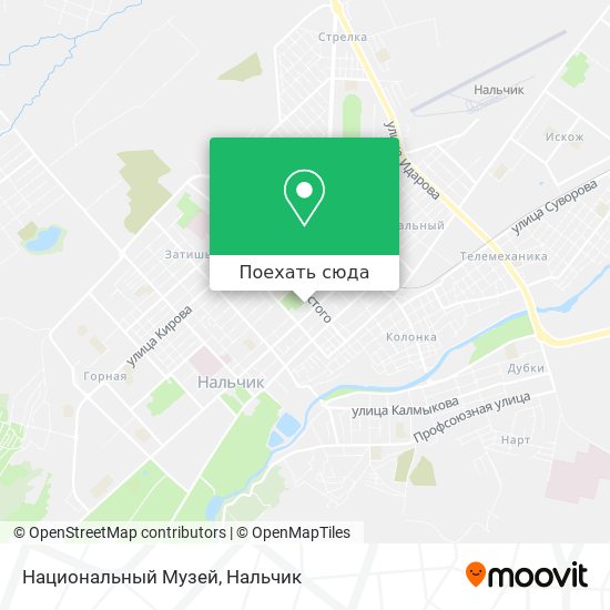 Карта Национальный Музей