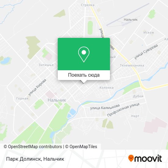Карта Парк Долинск