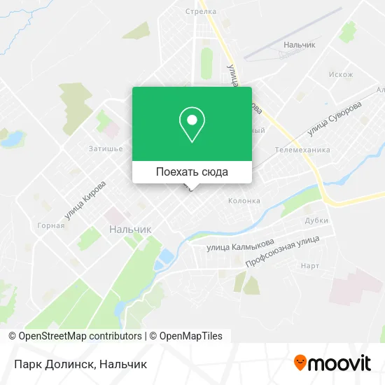 Карта Парк Долинск