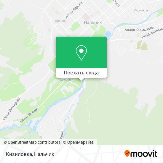 Карта Кизиловка