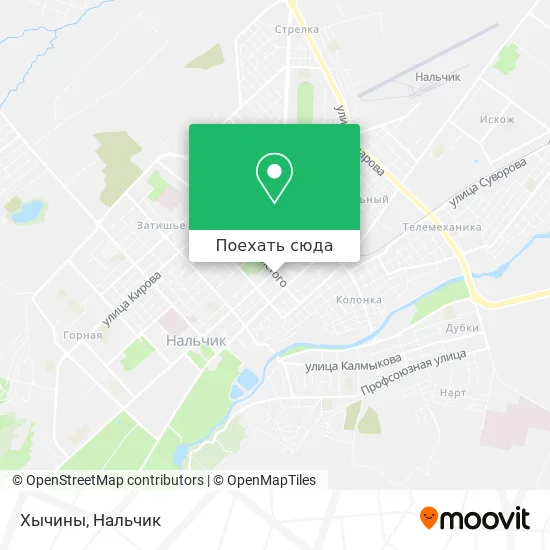 Карта Хычины
