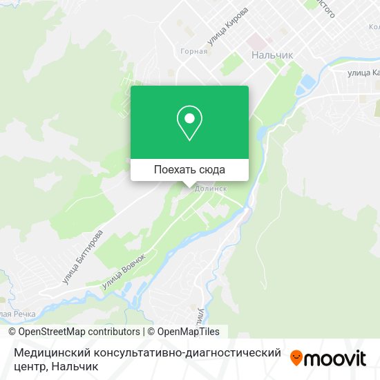 Карта Медицинский консультативно-диагностический центр