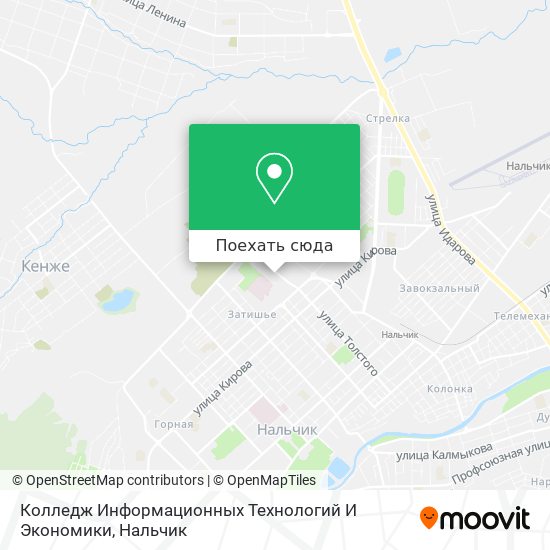 Карта Колледж Информационных Технологий И Экономики
