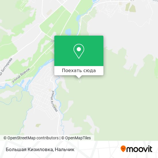 Карта Большая Кизиловка