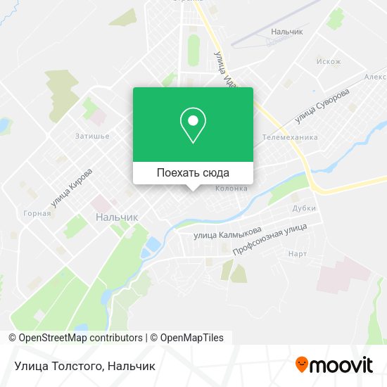 Карта Улица Толстого