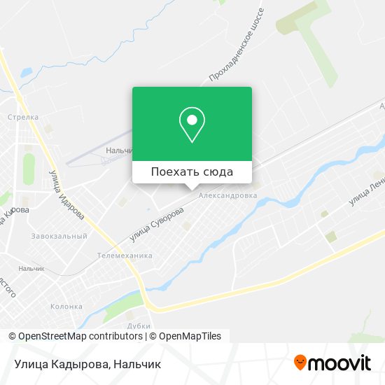 Карта Улица Кадырова