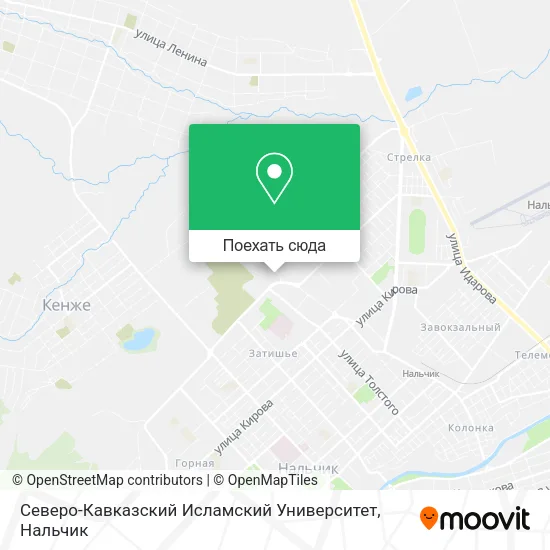 Карта Северо-Кавказский Исламский Университет