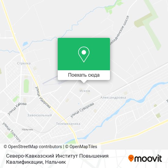 Карта Северо-Кавказский Институт Повышения Квалификации