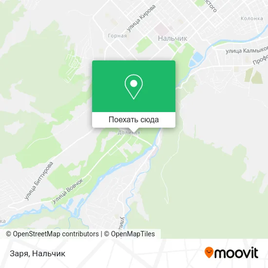 Карта Заря