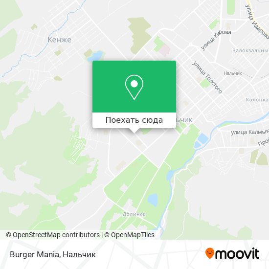 Карта Burger Mania