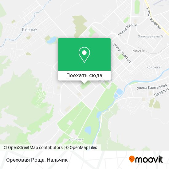 Карта Ореховая Роща