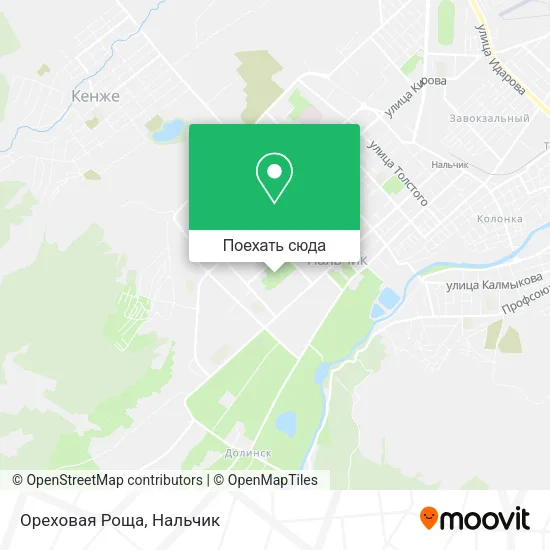 Карта Ореховая Роща
