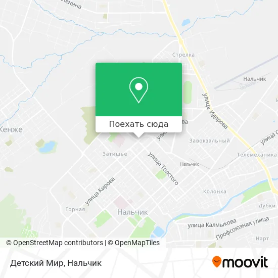 Карта Детский Мир