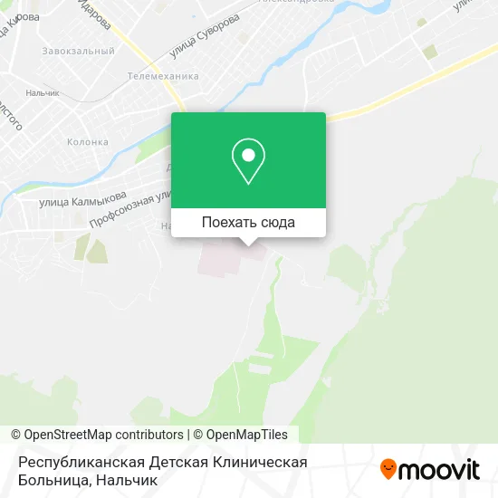 Карта Республиканская Детская Клиническая Больница