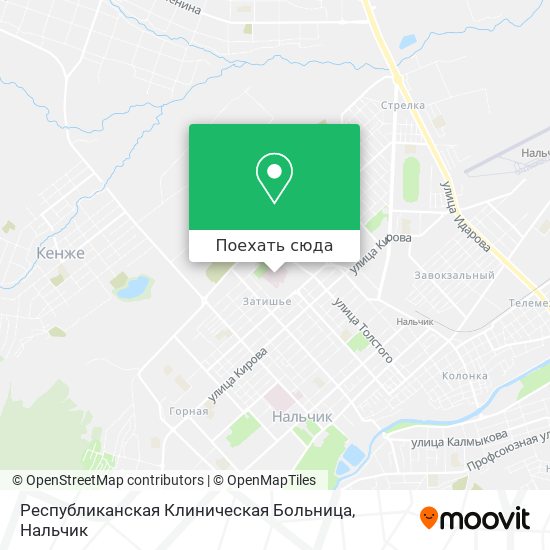Карта Республиканская Клиническая Больница